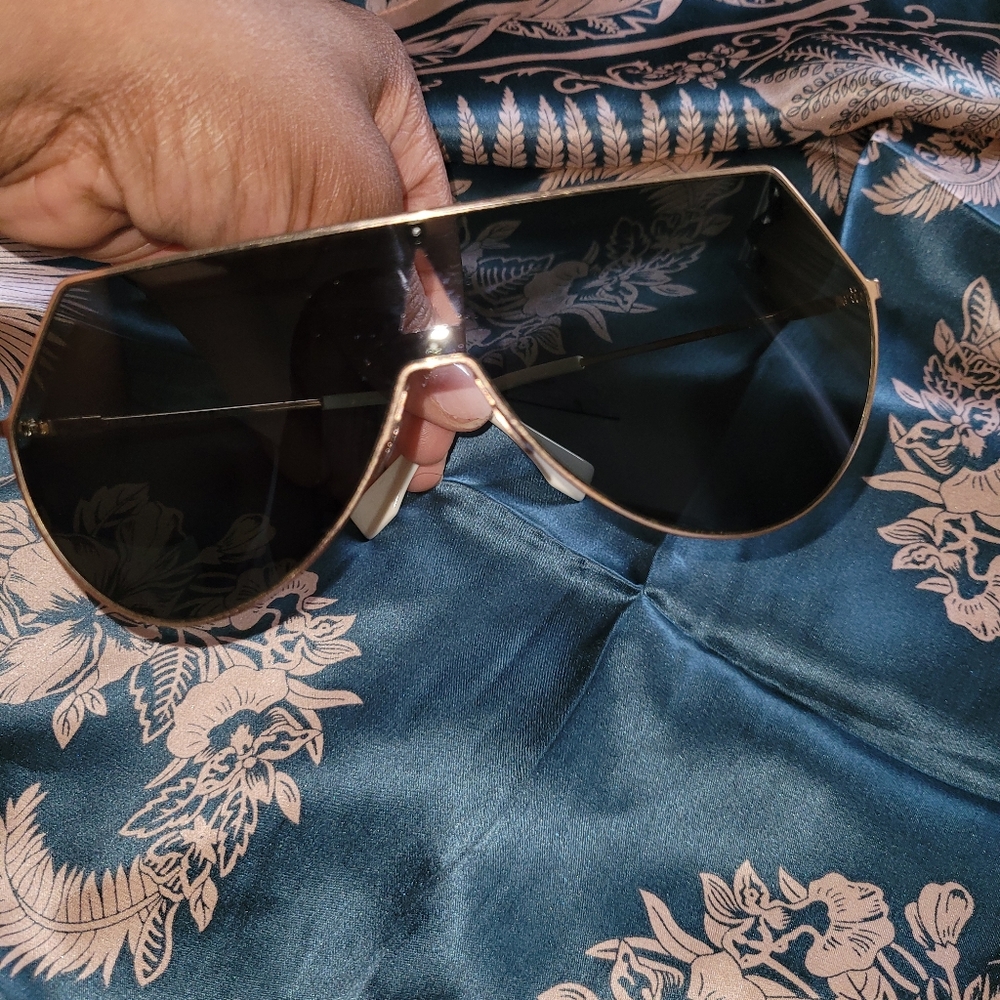 Black and Gold Fendi sunglasses